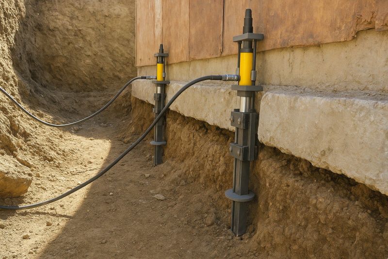 Foundation Piers Installation