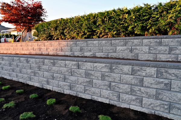 Concrete Retaining Wall Installation in Aurora