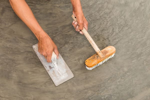 Driveway Concrete Staining