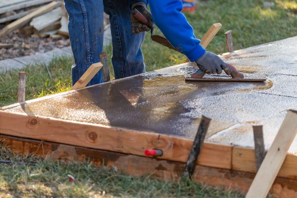 Patio Slab Construction