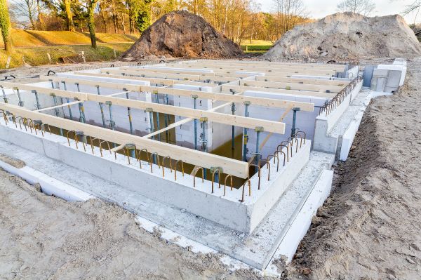 Basement Foundation Install