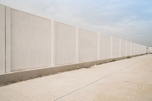 Concrete Fence Construction in Aurora