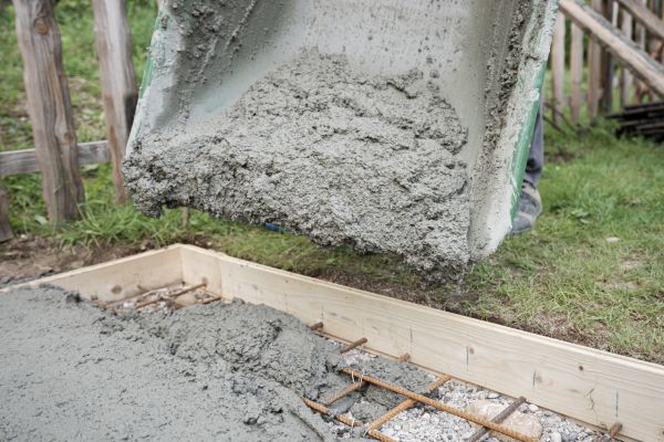 Yard Concrete Pouring