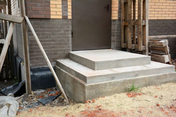 Cement Steps Construction in Aurora