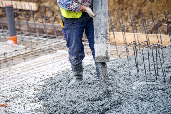 Cabin Foundation Pouring in Aurora