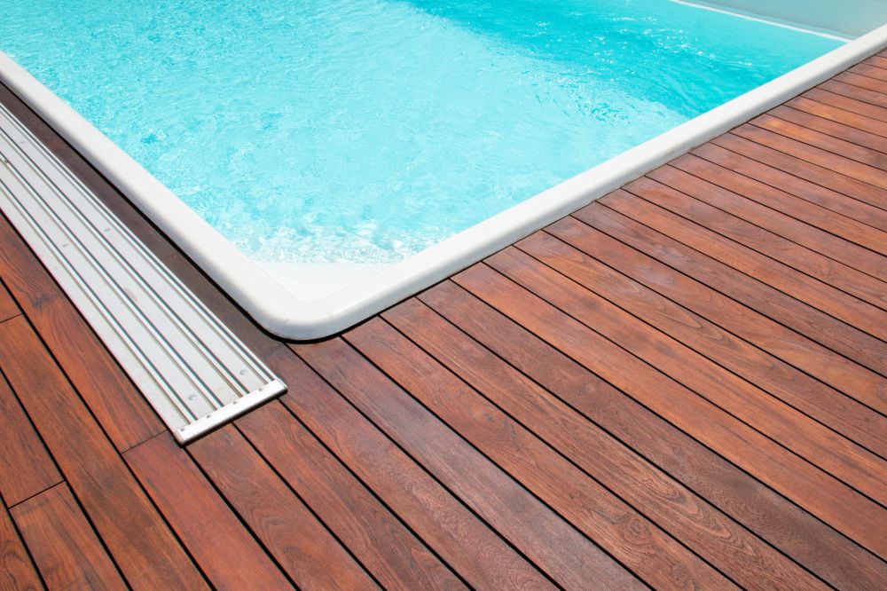 Pool Deck Staining